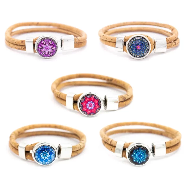 Bracelets liège à clip